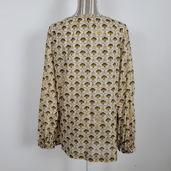Tory Burch Size 10 long sleeve blouse - Picture 9 of 12
